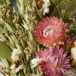 Dried &amp; Preserved Pink Floral Mini Bouquet