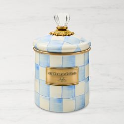 MacKenzie-Childs Sky Check Small Canister