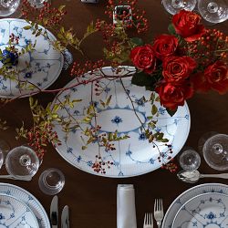 Royal Copenhagen Blue Fluted Oval Plate