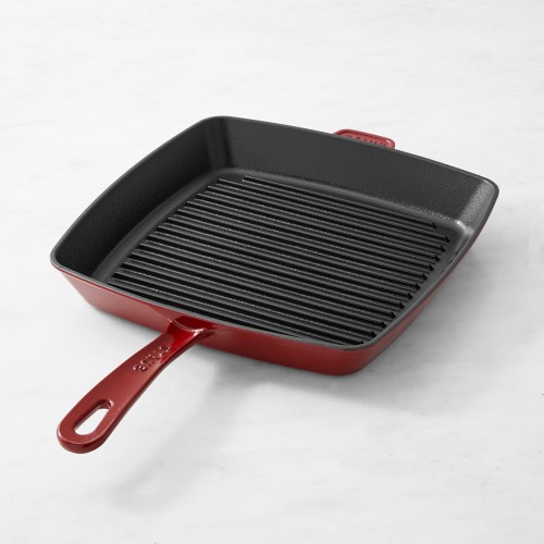 Staub Enameled Cast Iron Grill Pan, 12