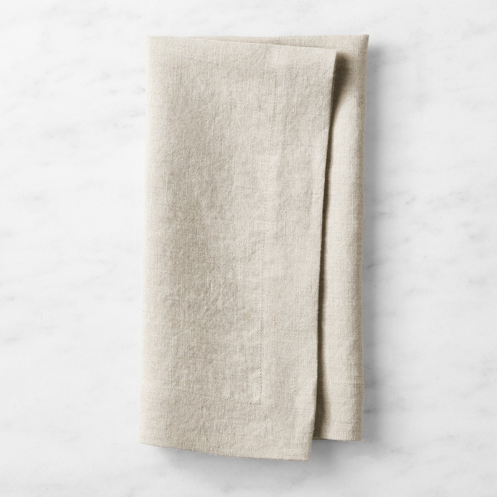 Signature Linen Napkins - Set of 8, Flax