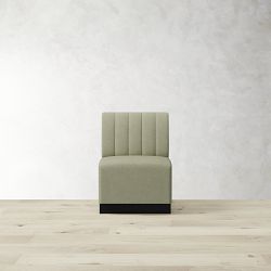 OPEN BOX: Garbo Customizable Banquette &ndash; Vertical Tufting