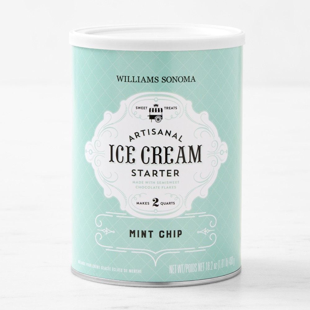 Williams Sonoma Ice Cream Starter, Mint Chip - Mint Chip