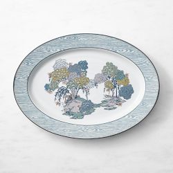 Scalamandré x Williams Sonoma Sea of Trees Oval Platter