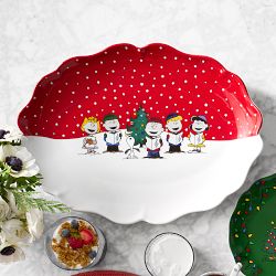 PEANUTS™ x Williams Sonoma Charlie Brown Christmas Dinnerware Collection