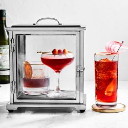 Gold Rim Champagne Coupe Glasses, Set of 4