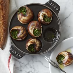Staub Enameled Cast Iron Escargot Dish