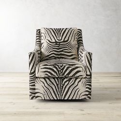 Zebra Swivel Chair