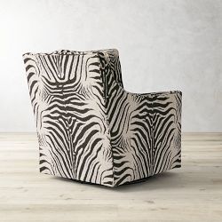 Zebra Swivel Chair