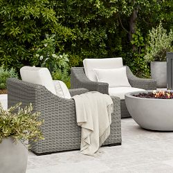 San Clemente Grey Outdoor Club Chair