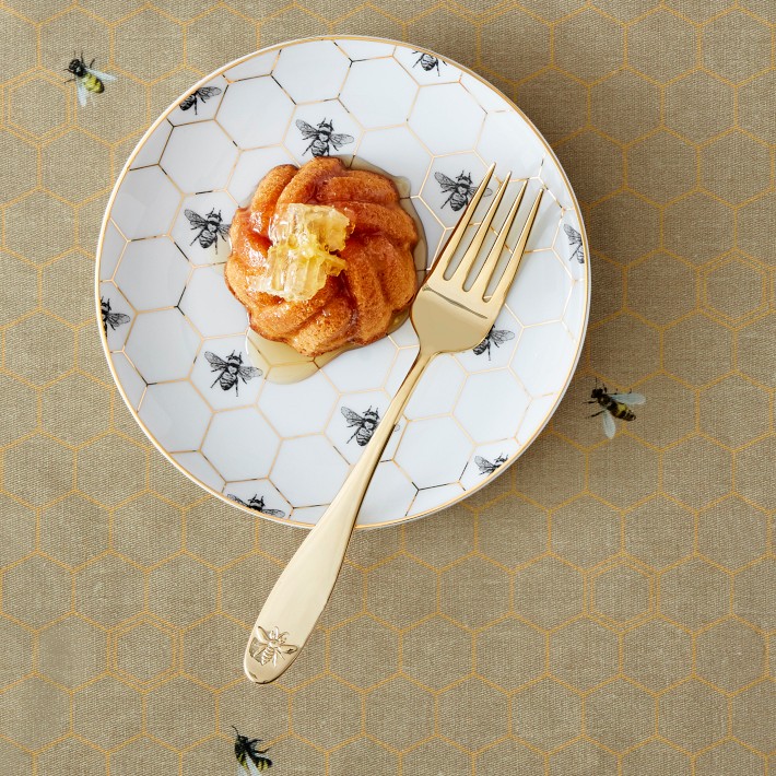 Bee Flatware Sets, Gold-Plated Stainless | Williams Sonoma