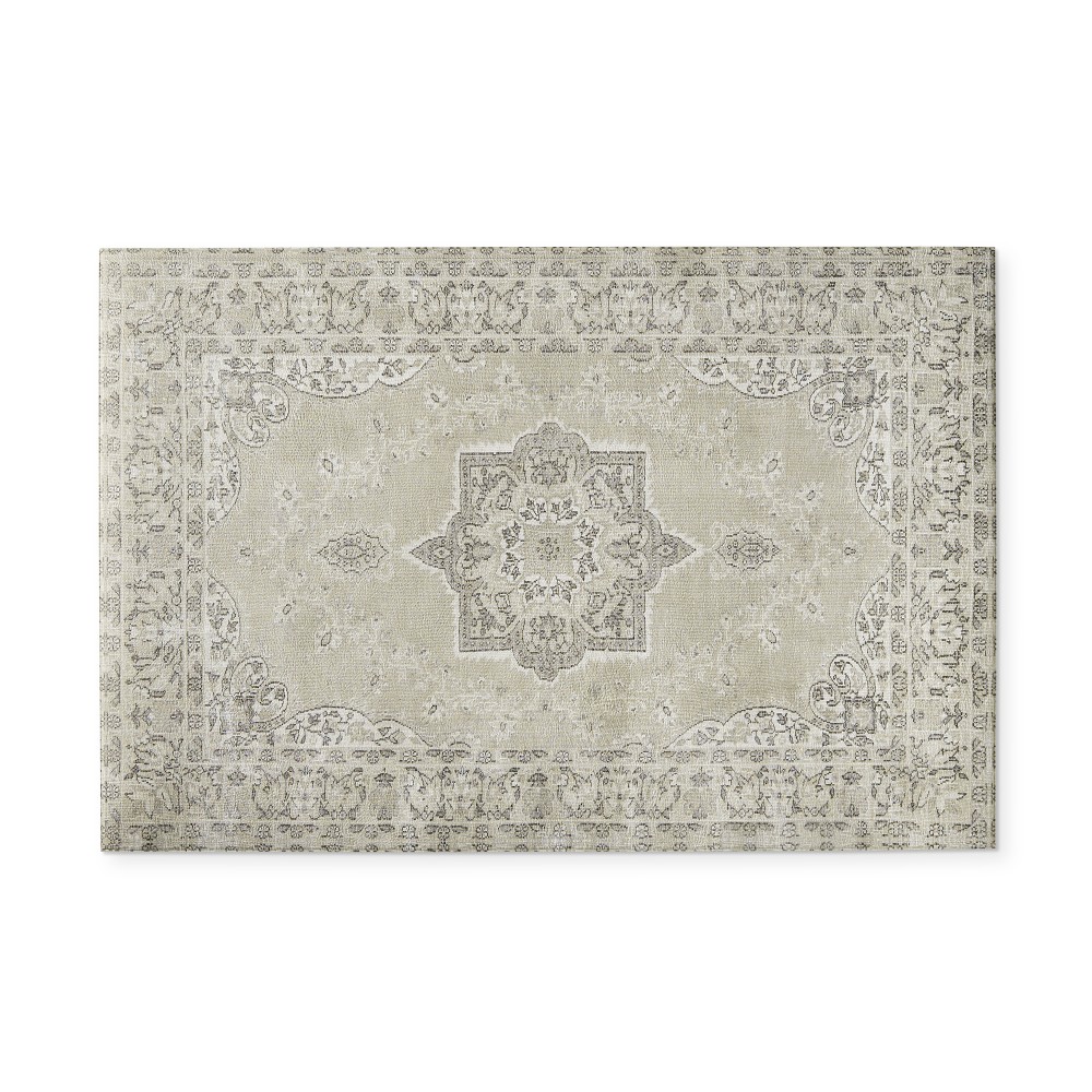 Williams Sonoma Faux Knotted Rug Comfort Mat, Gray - Gray