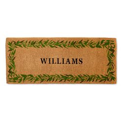 Bay Leaf Coir Personalized Doormat