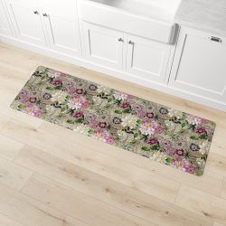 Happy Feet Famille Rose Cushioned Kitchen Mat