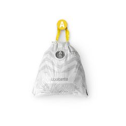 Brabantia PerfectFit Trash Bags, Code A, 0.8 Gallon (3L), 200-Count 
