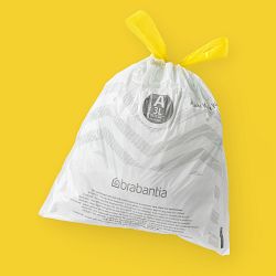 Brabantia PerfectFit Trash Bags, Code A, 0.8 Gallon (3L), 200-Count 