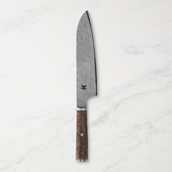 Miyabi Birchwood Rocking Santoku Knife, 7