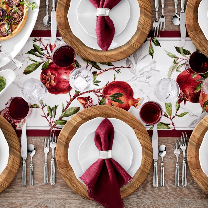 WILLIAMS-SONOMA 布ナプキン4枚セット Bridgerton x Williams Sonoma Napkins, Set of 4 | Williams Sonoma