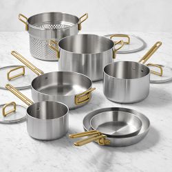 GreenPan™ Stanley Tucci™ Stainless-Steel 11-Piece Cookware Set