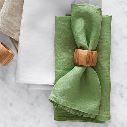 Italian Washed Linen Napkins