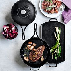 Lodge Blacklock Cast Iron Deep Saute Pan - Thumbnail 3
