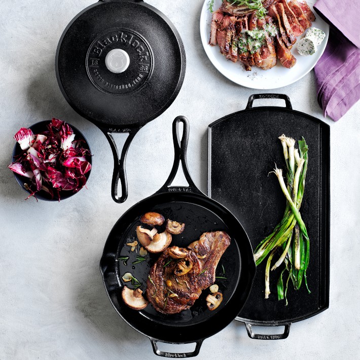 Lodge Blacklock Triple Seasoned Cast-Iron Double Burner Griddle
