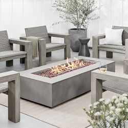 Cardona Rectangular Fire Table (42"-70")