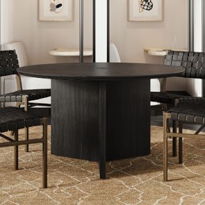 Dietrich Round Communal Table 52" | Williams Sonoma