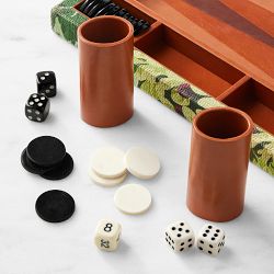 Fern Forest Printed Jute Backgammon