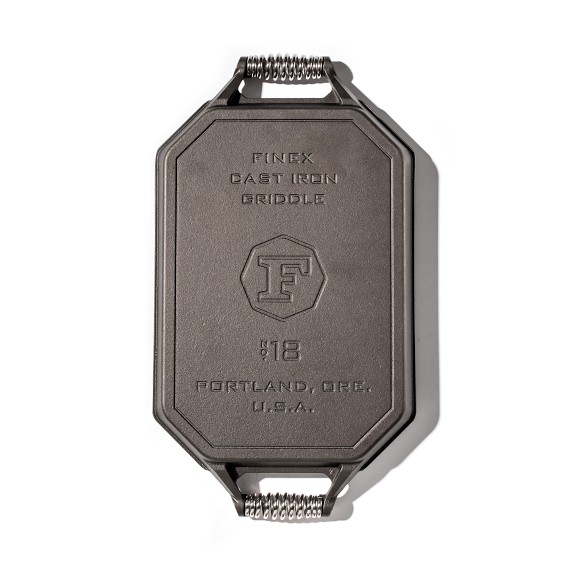 FINEX Seasoned Cast Iron Double Burner Griddle | Williams Sonoma