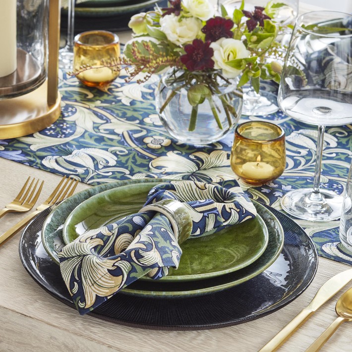 Lot De 4 Sets De Table William Morris Golden Lily - Liège - Multicolore - Neuf