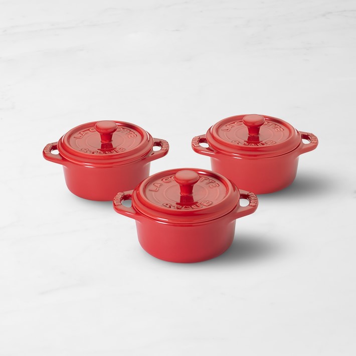 Staub Ceramic Stoneware Mini Cocotte Set | Williams Sonoma