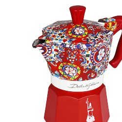 Bialetti Moka Dolce &amp; Gabbana Stovetop Espresso Maker, Carretto