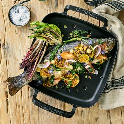 Le Creuset Alpine Outdoor Enameled Cast Iron Grill Basket, 12"