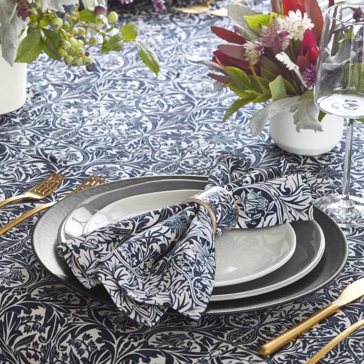 Morris & Co. Bluebell Tablecloth | Williams Sonoma