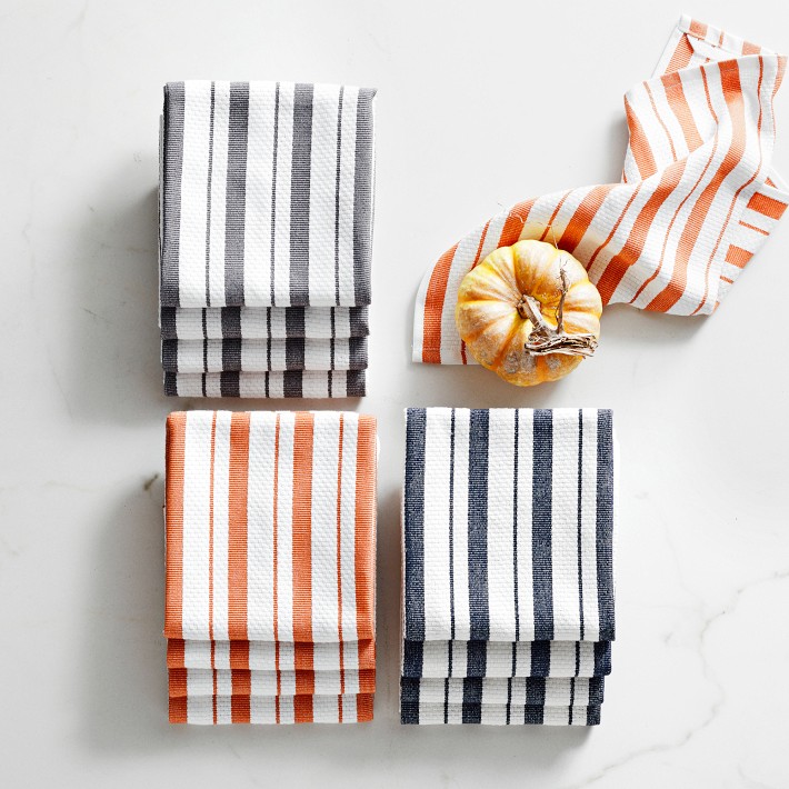 Williams Sonoma Classic Striped Dishcloths | Williams Sonoma