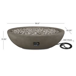 Banff Oval Fire Bowl (58")