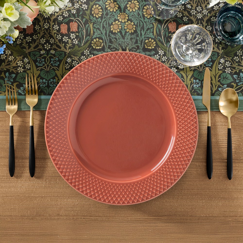 Lyngby Porcelain Rhombe Lunch Plates | Williams Sonoma