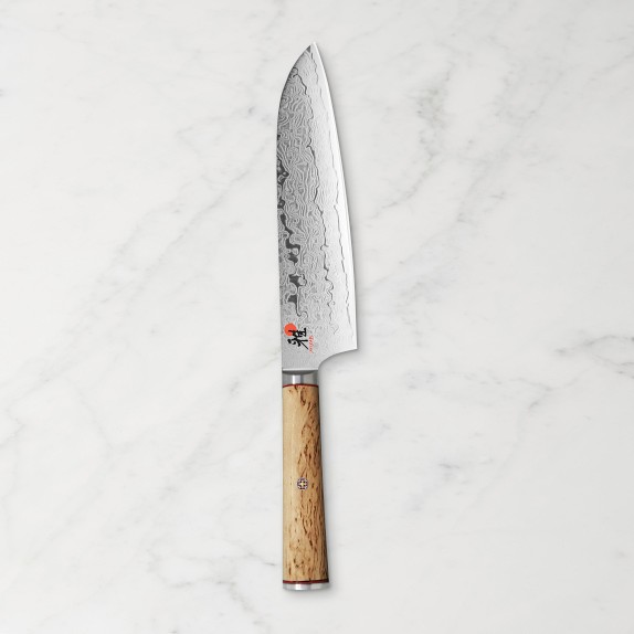 Miyabi Birchwood Rocking Santoku Knife, 7