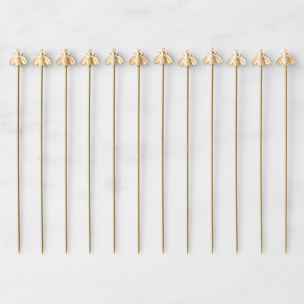 Honeycomb Charcuterie Picks, Set of 12 - Set of 12
