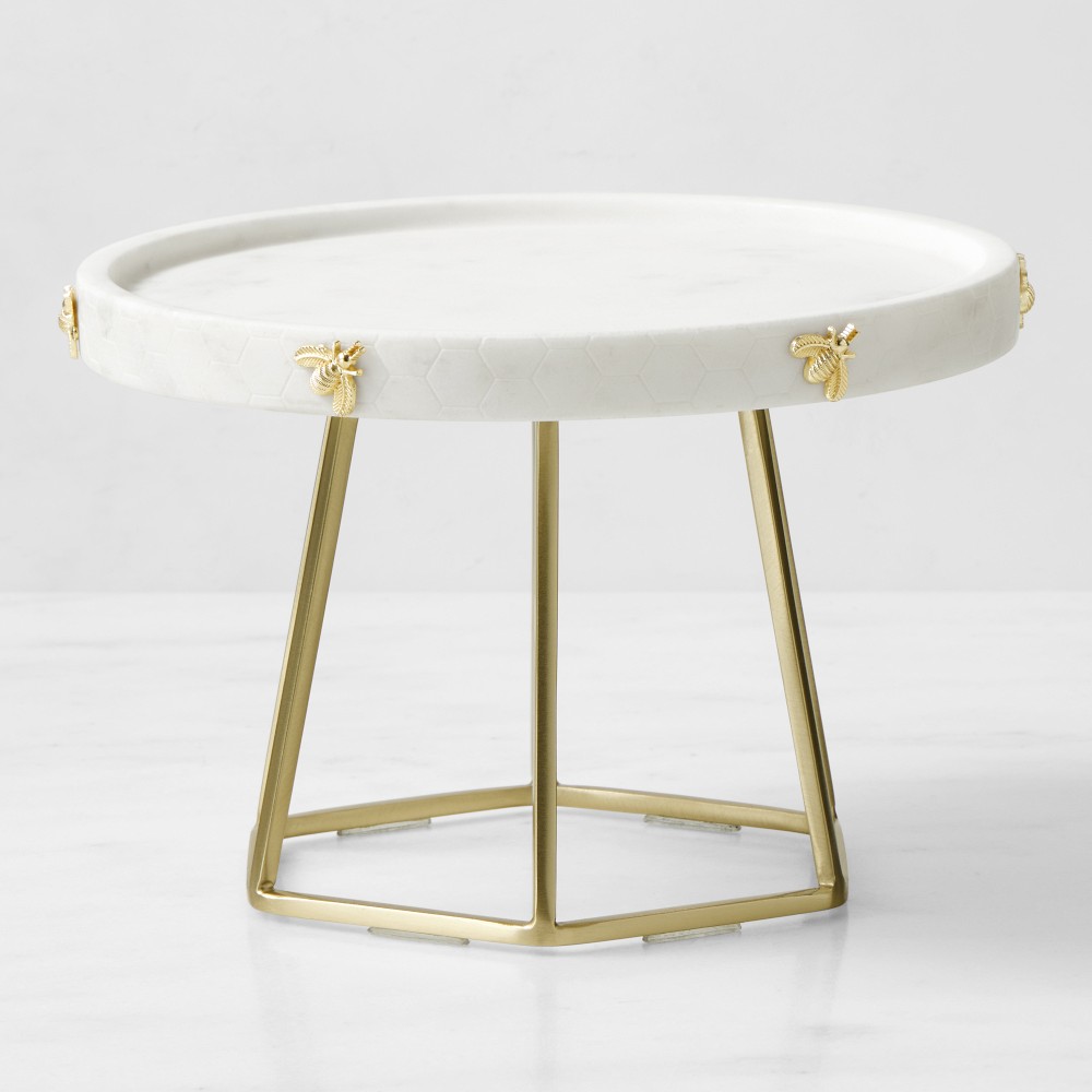 Honeycomb Marble Beverage Dispenser Base