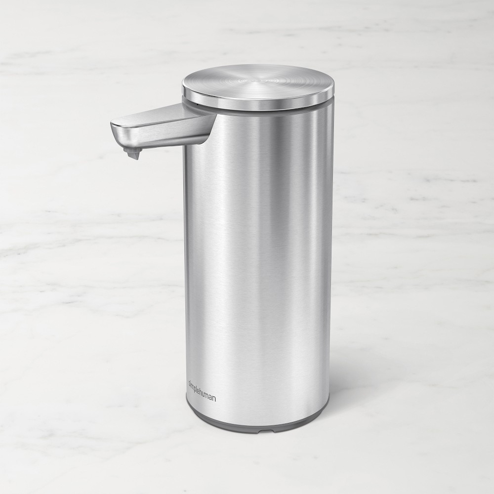 simplehuman™ Rechargeable Liquid Sensor Pump, 9-Oz. - 9-Oz., Brushed Stainless-Steel