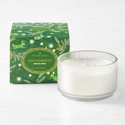 OPEN BOX: Williams Sonoma Seasonal Home Scents Iced Evergreen Triple Wick Candle