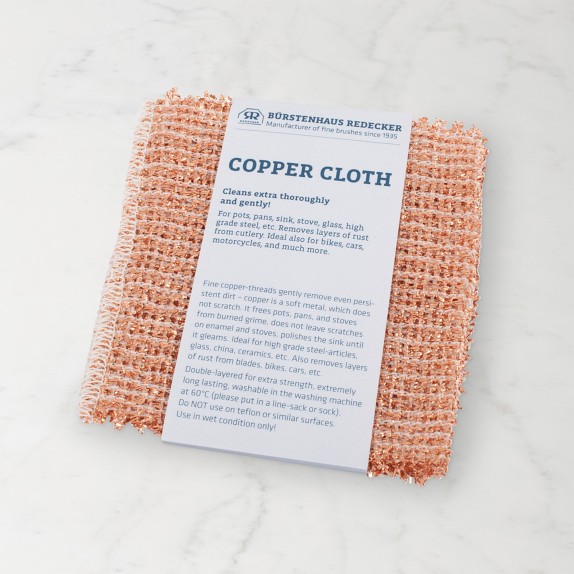 Set Of 2, Copper Sponge : Bürstenhaus Redecker Copper Sponge, 5-1/2-Inches By 4-Inches, Set Of 2