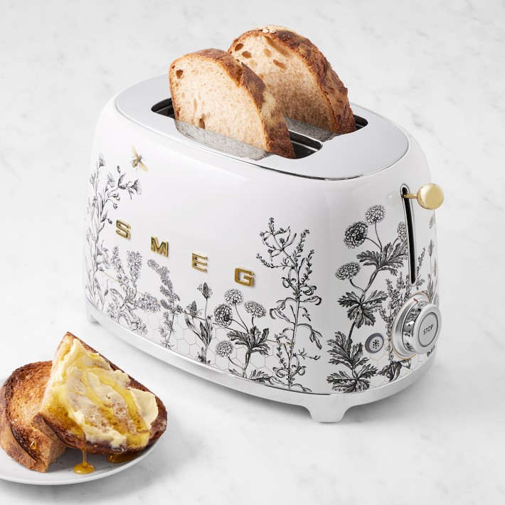 smeg トースター SMEG Honeycomb 2-Slice Toaster | Retro Design | Williams Sonoma