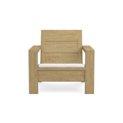 Larnaca Outdoor Teak Deck Chair | Patio Furniture | Williams Sonoma