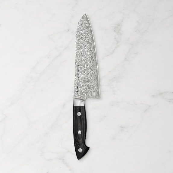 Bob Kramer Santoku 7 18cm 三 Zwilling Bob Kramer Damascus Santoku Knife, 7