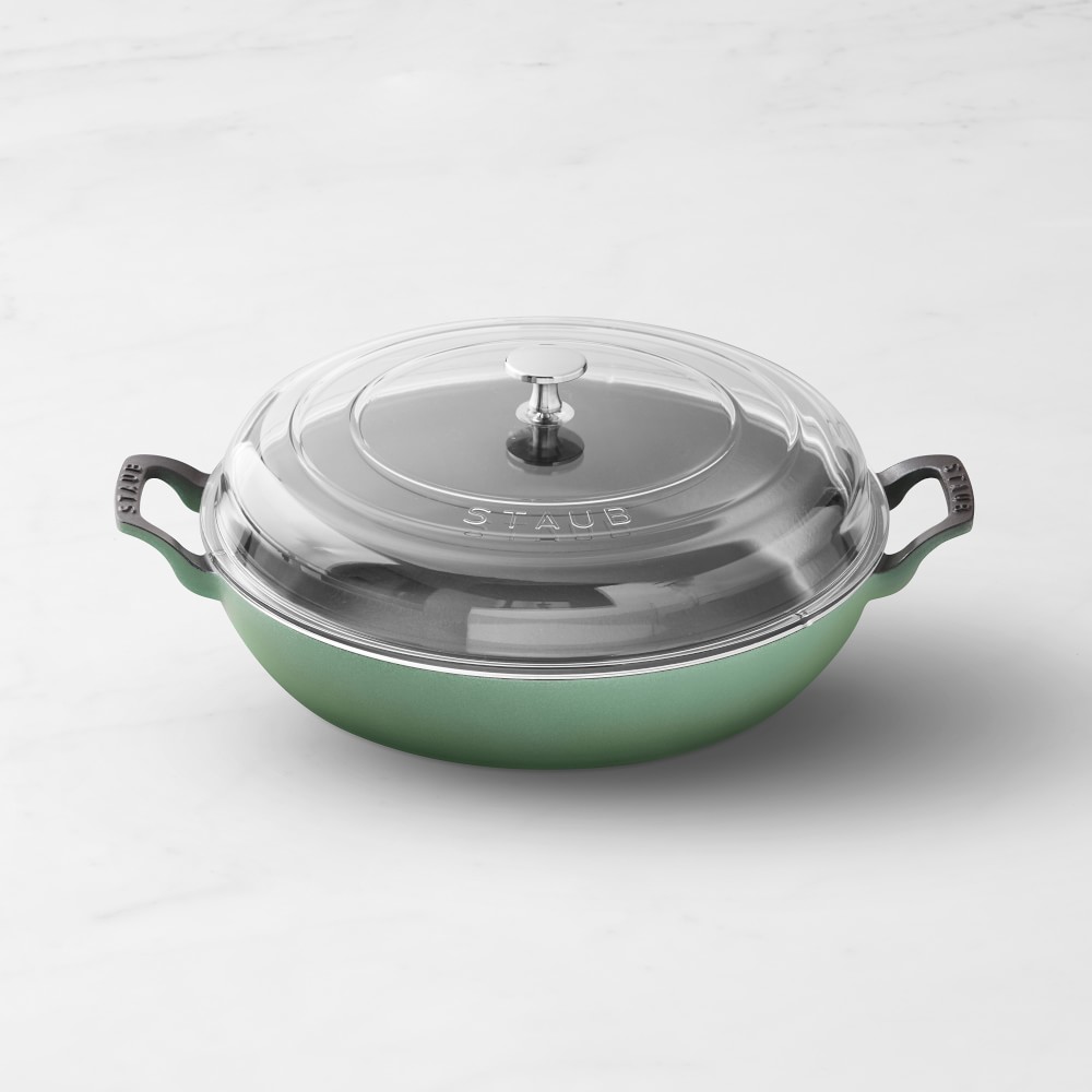 Staub Enameled Cast Iron Everything Braiser, 3 1/2-Qt. - 3 1/2-Qt., Sage