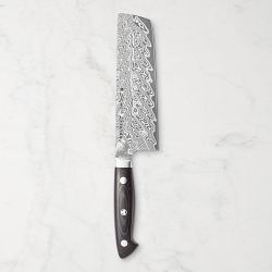 Zwilling Bob Kramer Damascus Steel Nakiri Knife, 6 1/2"
