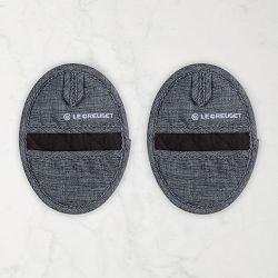 Le Creuset Pot Grips, Set of 2, Noir